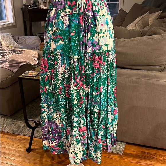 Rails Green/Pink Spring Floral Dress - Picture 3 of 8